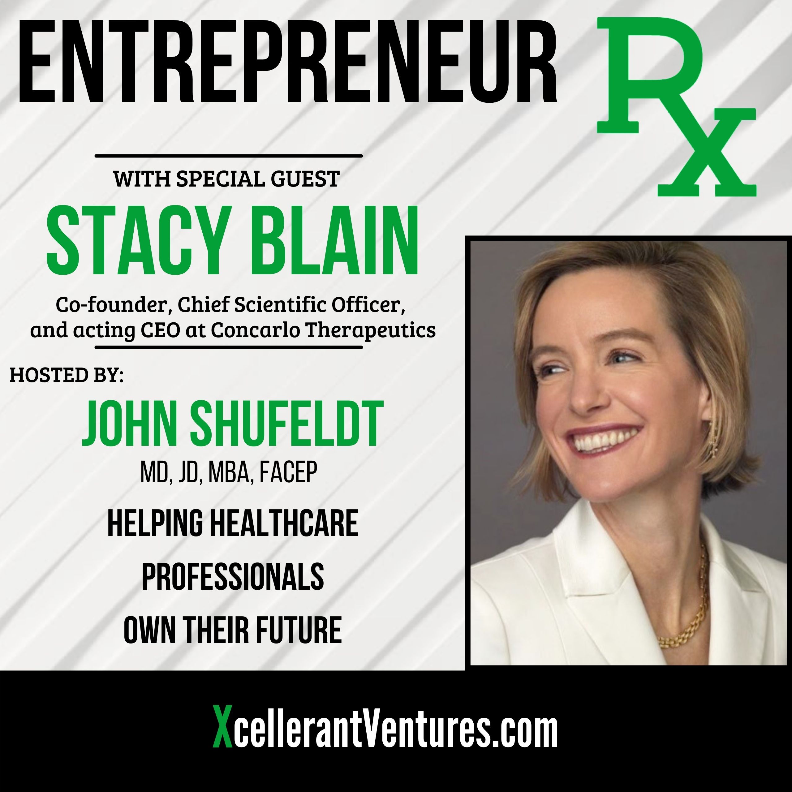 RX55: Stacy Blain, PhD, Co-founder & Chief Scientific Officer at Concarlo Therapeutics